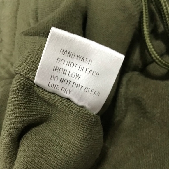 Danielle Guizio Inside Out Jogger in Army Green. - Picture 11 of 13